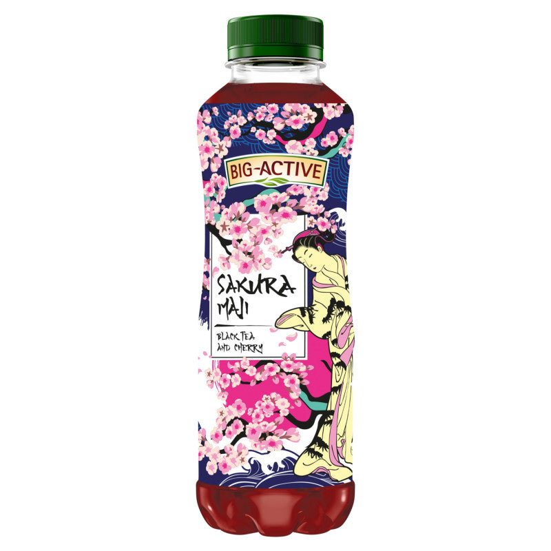 Big-Active Sakura Maji Napój owocowo-herbaciany o smaku wiśniowym 500 ml