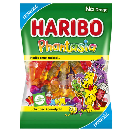 Haribo Phantasia Owocowe żelko-pianki 85 g