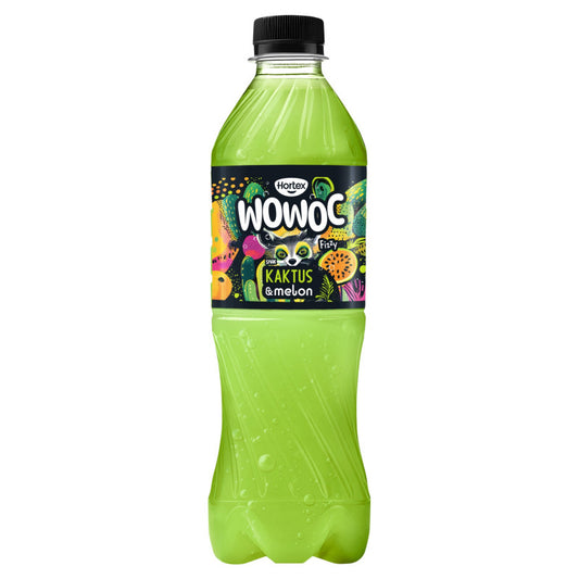 Hortex Wowoc Napój gazowany smak kaktus & melon 500 ml