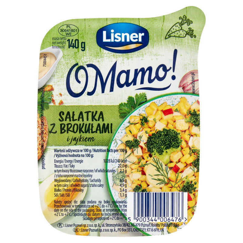 Lisner O Mamo! Sałatka z brokułami i jajkiem 140 g