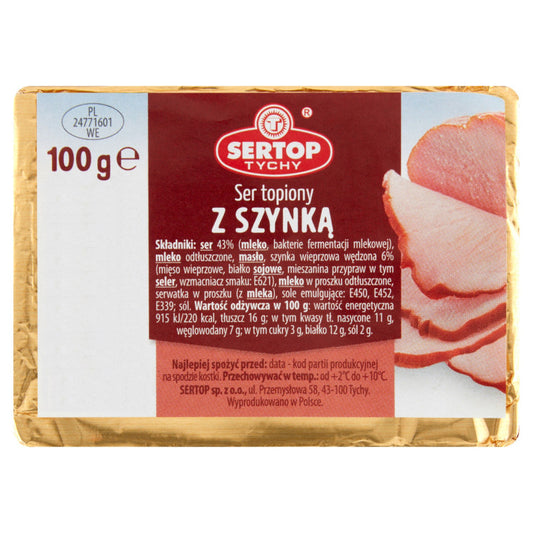 Sertop Tychy Ser topiony z szynką 100 g